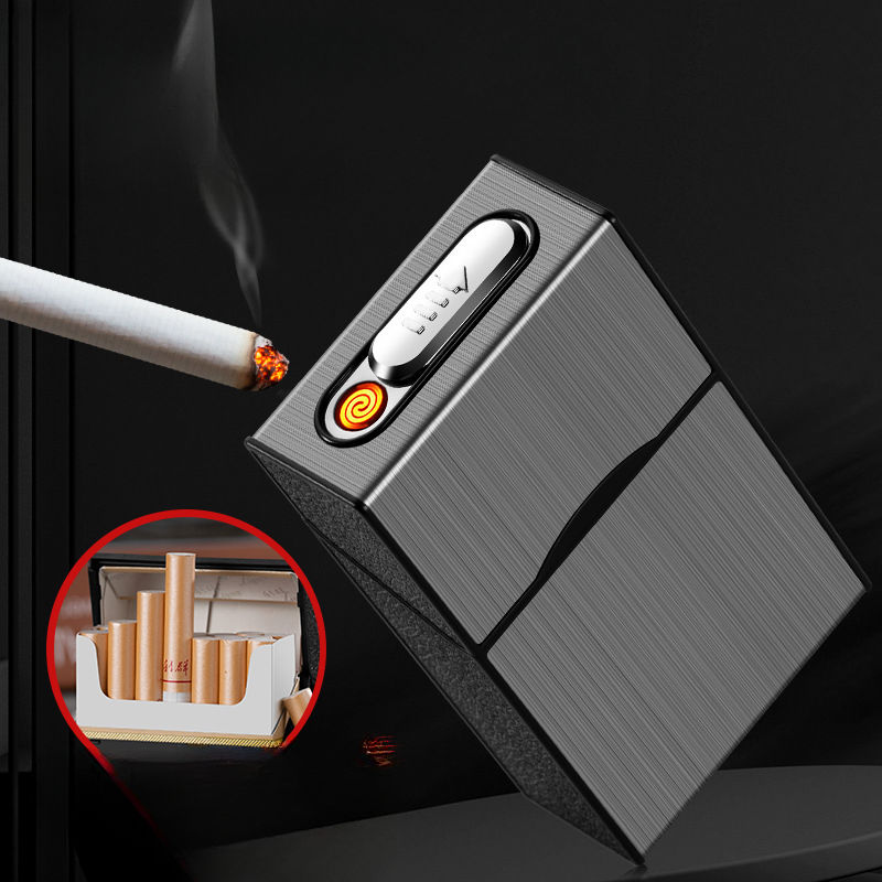 2 In 1 20 กรณีบุหรี่ไฟแช็ก USB - Accessories For Vaping บทวิจารณ์และราคา